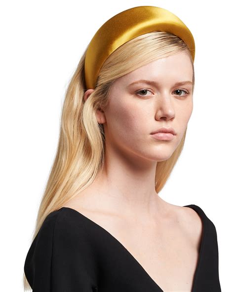 Prada Silk Satin Headband 